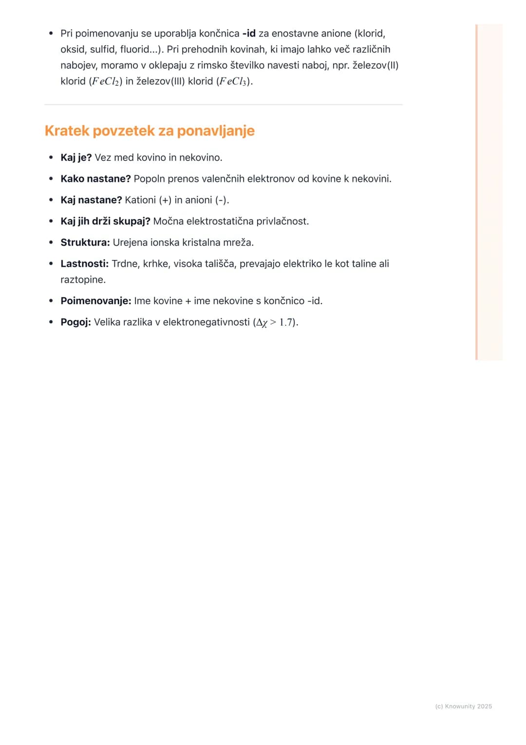 # lonska vez

Uvod v ionsko vez

lonska vez je ena od osnovnih vrst kemijskih vezi. Nastane med atomi, ki imajo
zelo različno elektronegativ