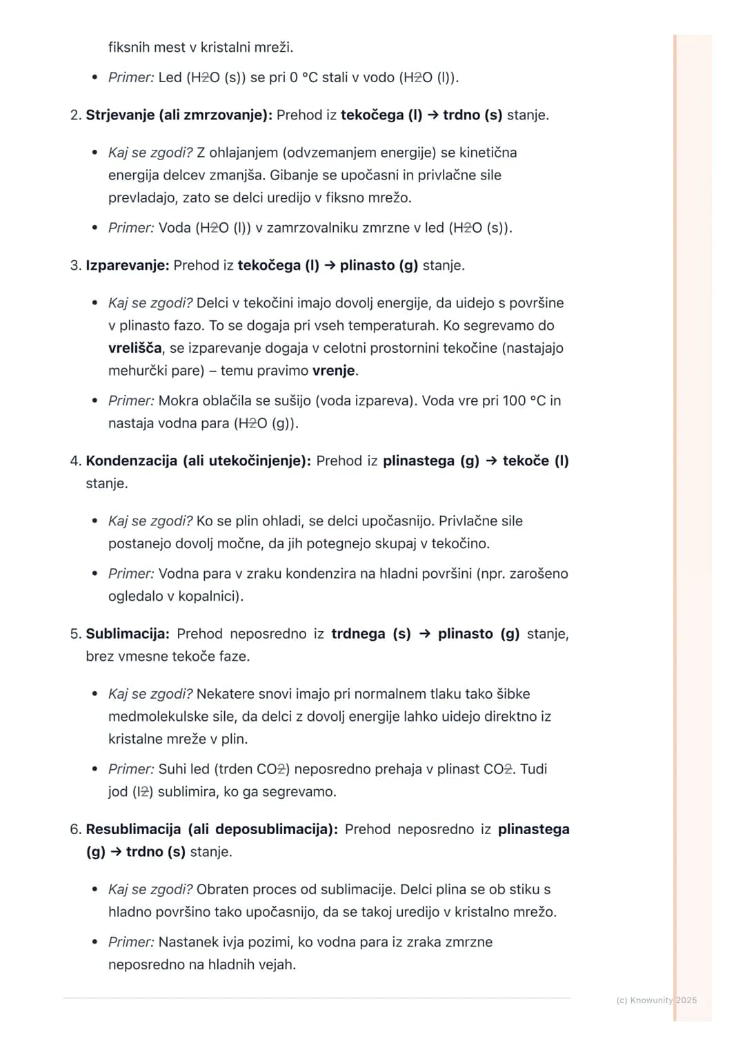 # Agregatna stanja snovi

Uvod v agregatna stanja

Snovi okoli nas se nahajajo v različnih oblikah oziroma stanjih. To so agregatna
stanja. 