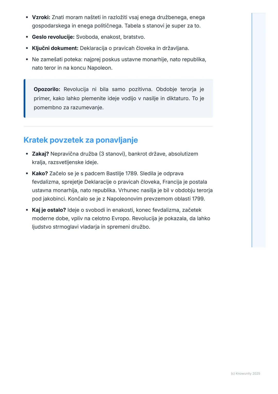 # Francoska revolucija: Vzroki,
potek in pomen

Francoska revolucija: Vzroki, potek in pomen

Francoska revolucija je bila eno najpomembnejš