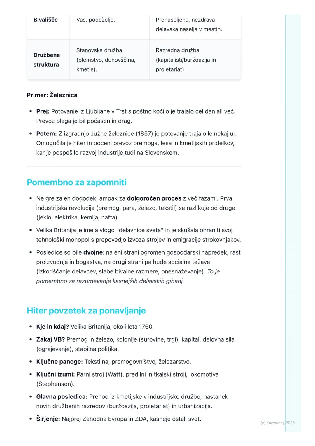 # Začetki in širjenje industrijske
revolucije

## Uvod v industrijsko revolucijo

Industrijska revolucija je obdobje velikih tehnoloških, go