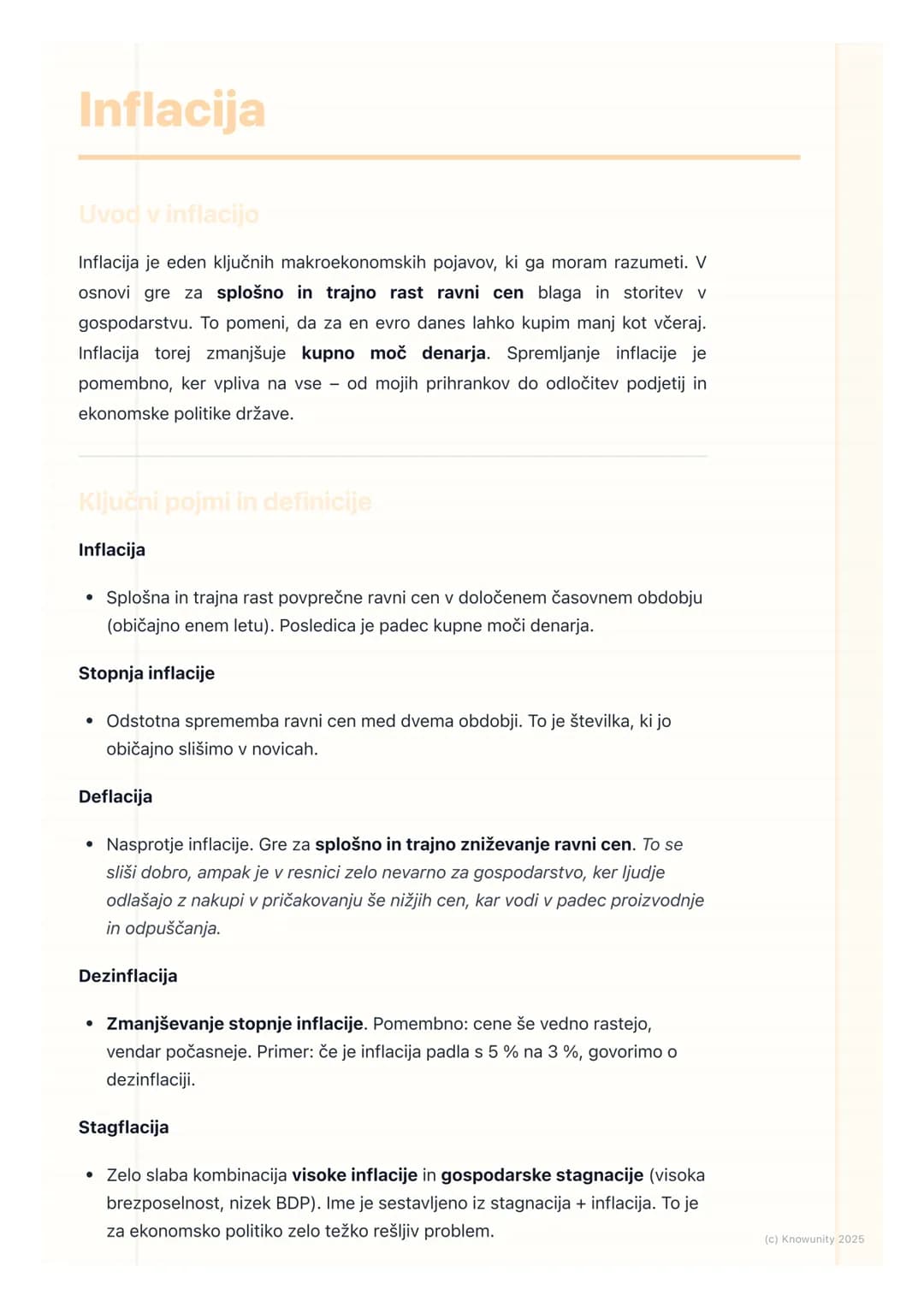 # Inflacija

Uvod v inflacijo

Inflacija je eden ključnih makroekonomskih pojavov, ki ga moram razumeti. V
osnovi gre za splošno in trajno r