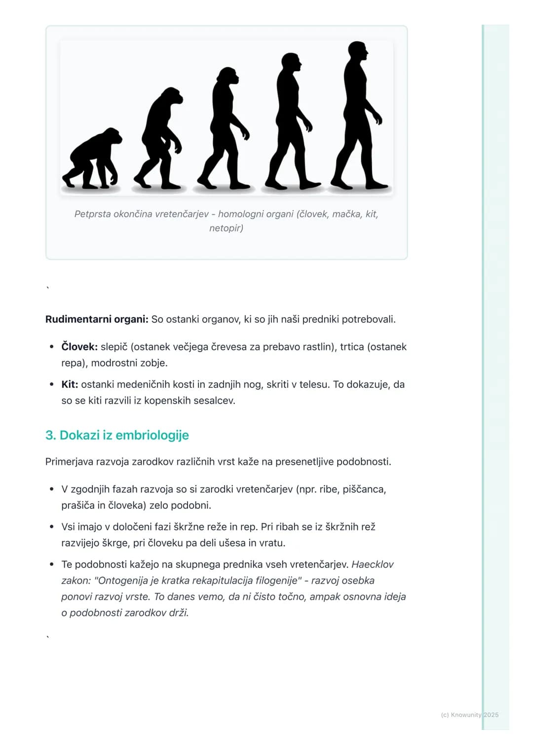 # Dokazi za evolucijo

Uvod v dokaze za evolucijo

Evolucija ni samo neka "ideja", ampak je znanstvena teorija, ki jo podpira
ogromno dokazo
