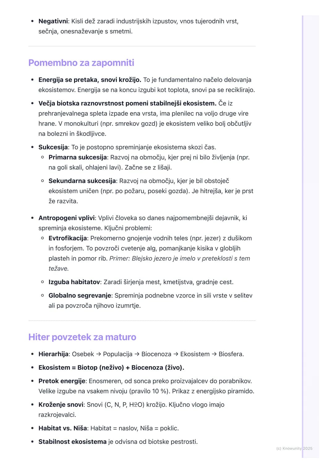 # Ekologija in ekosistemi

Uvod v ekologijo

Ekologija je veda, ki preučuje odnose med živimi bitji (organizmi) ter odnose
med organizmi in 