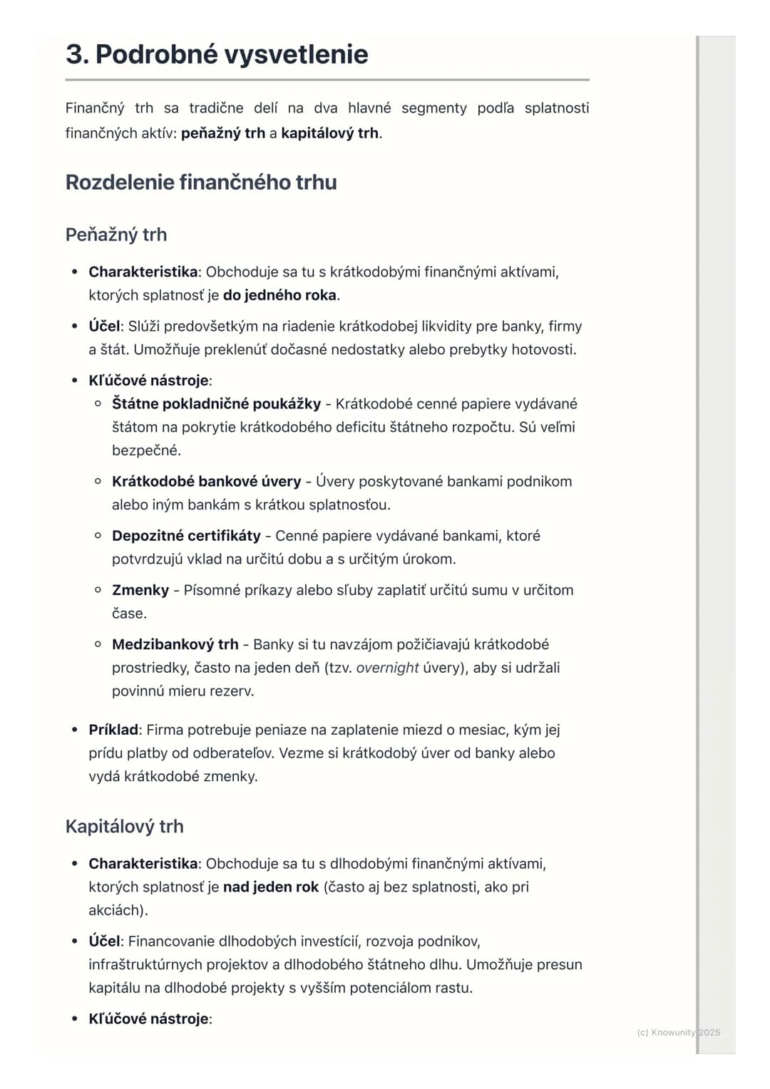 # Štruktúra a funkcie
finančného trhu

1. Prehľad finančného trhu

Finančný trh je kľúčovou súčasťou každej modernej ekonomiky. Predstavujem
