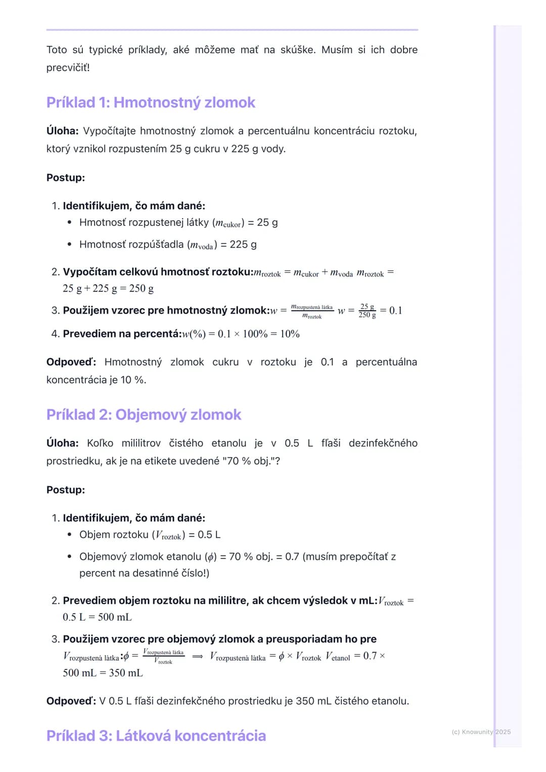 # Koncentrácia roztokov

## 1. Úvod do koncentrácie roztokov

Koncentrácia roztokov je super dôležitá téma v chémii, lebo nám hovorí, koľko
