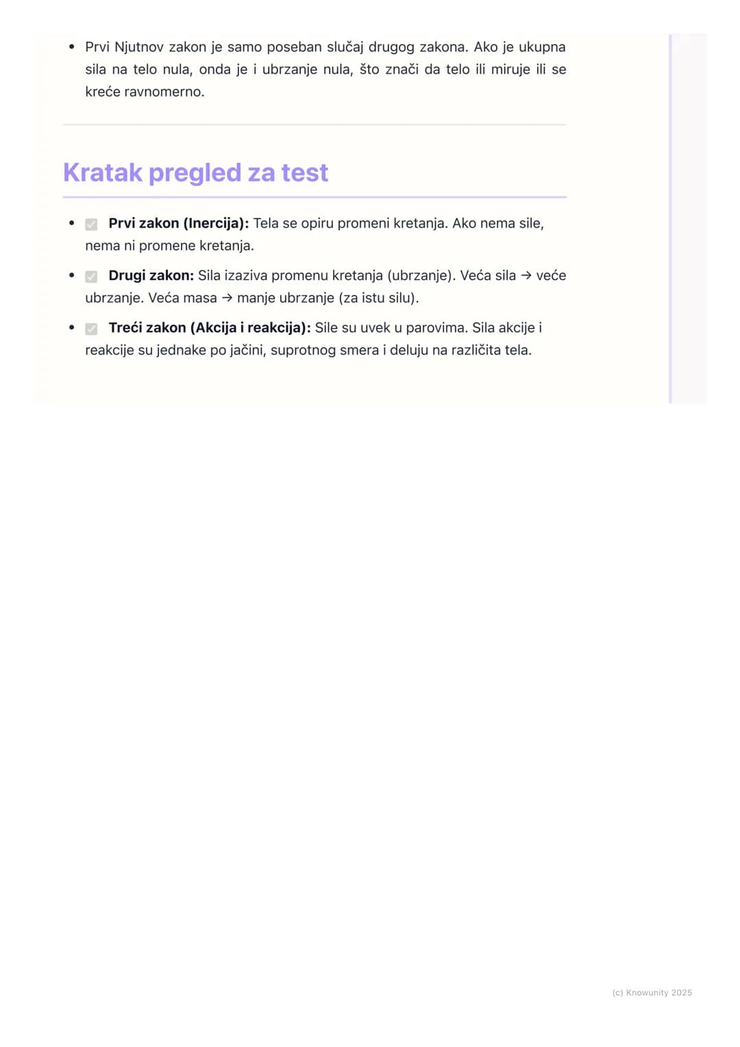 # Njutnovi zakoni (kvalitativno,
bez formula)

Uvod u Njutnove zakone

Ovo su tri osnovna zakona fizike koje je postavio Isak Njutn. Oni obj