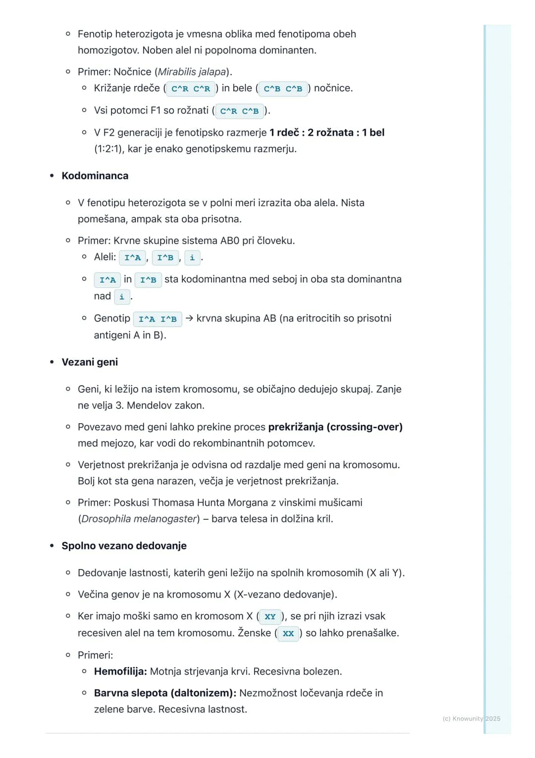 # Mendelsko in ne-Mendelsko
dedovanje

Uvod v dedovanje

Dedovanje je proces, pri katerem se lastnosti prenašajo s staršev na potomce.
Osnov