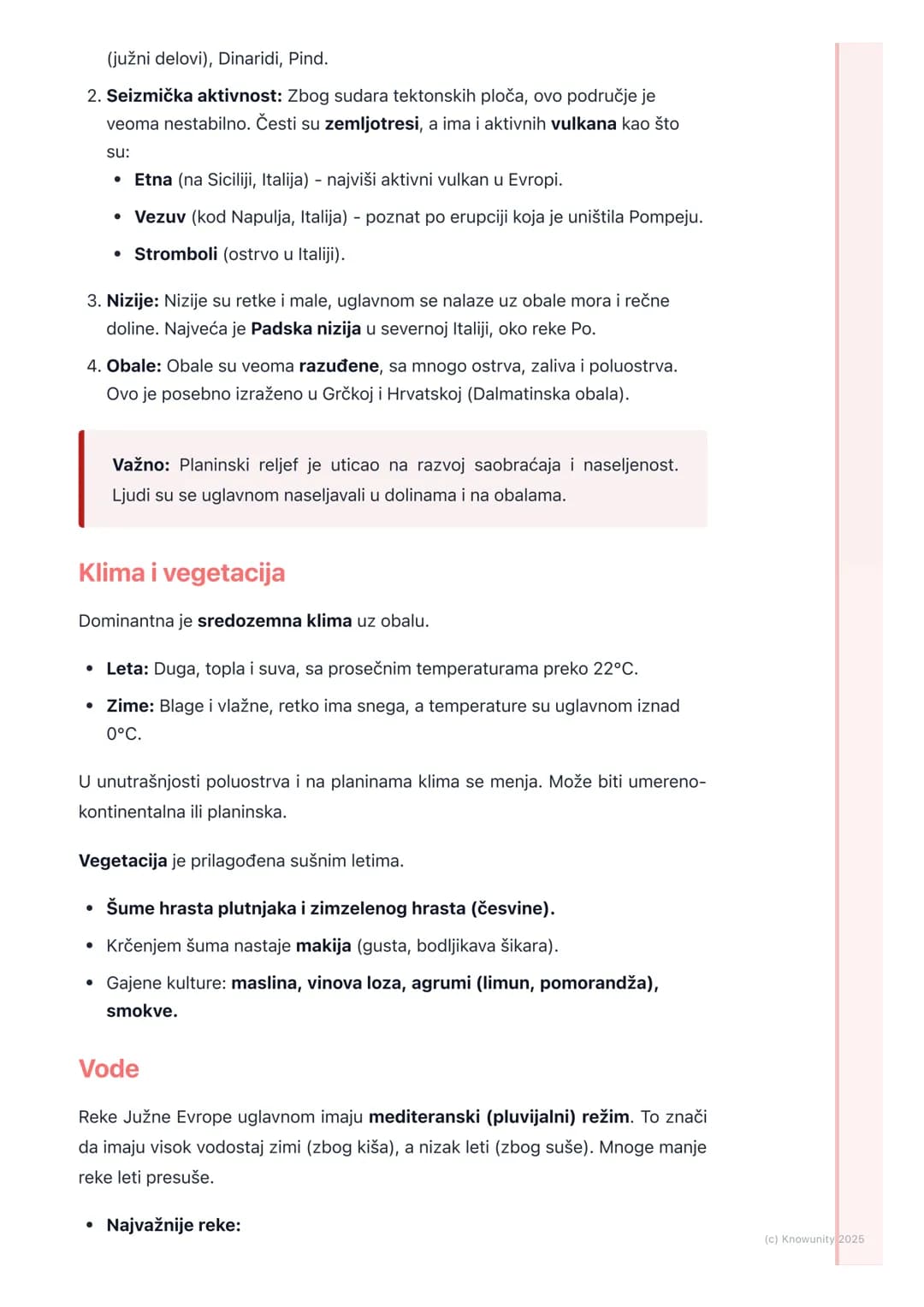 # Opšte karakteristike Južne
Evrope

Opšte karakteristike Južne Evrope

Južna Evropa obuhvata tri velika poluostrva u Sredozemnom moru: Piri