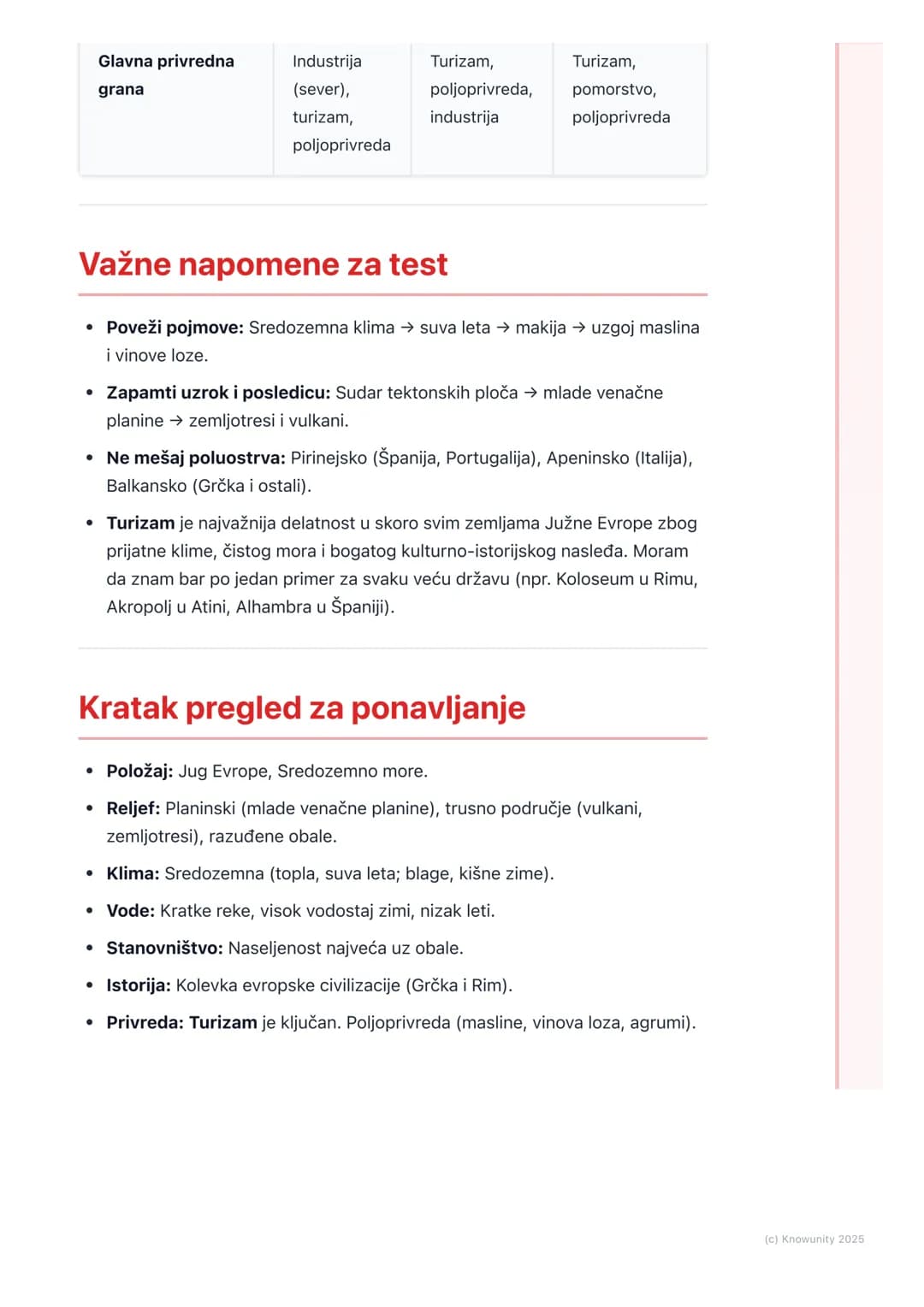 # Opšte karakteristike Južne
Evrope

Opšte karakteristike Južne Evrope

Južna Evropa obuhvata tri velika poluostrva u Sredozemnom moru: Piri