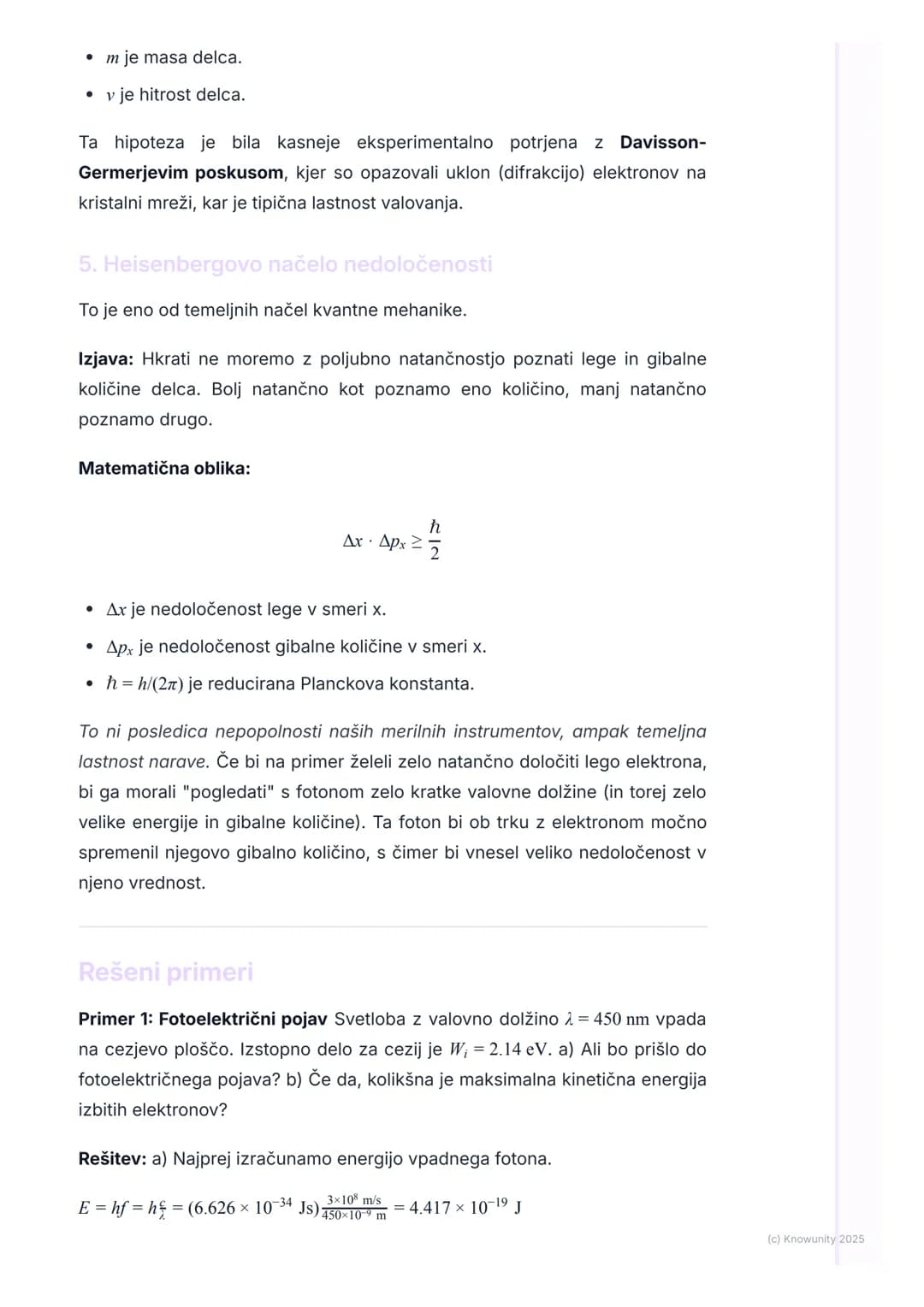# Kvantna fizika

Uvod v kvantno fiziko

Klasična fizika (Newtonova mehanika, termodinamika, Maxwellov
elektromagnetizem) odlično opisuje sv