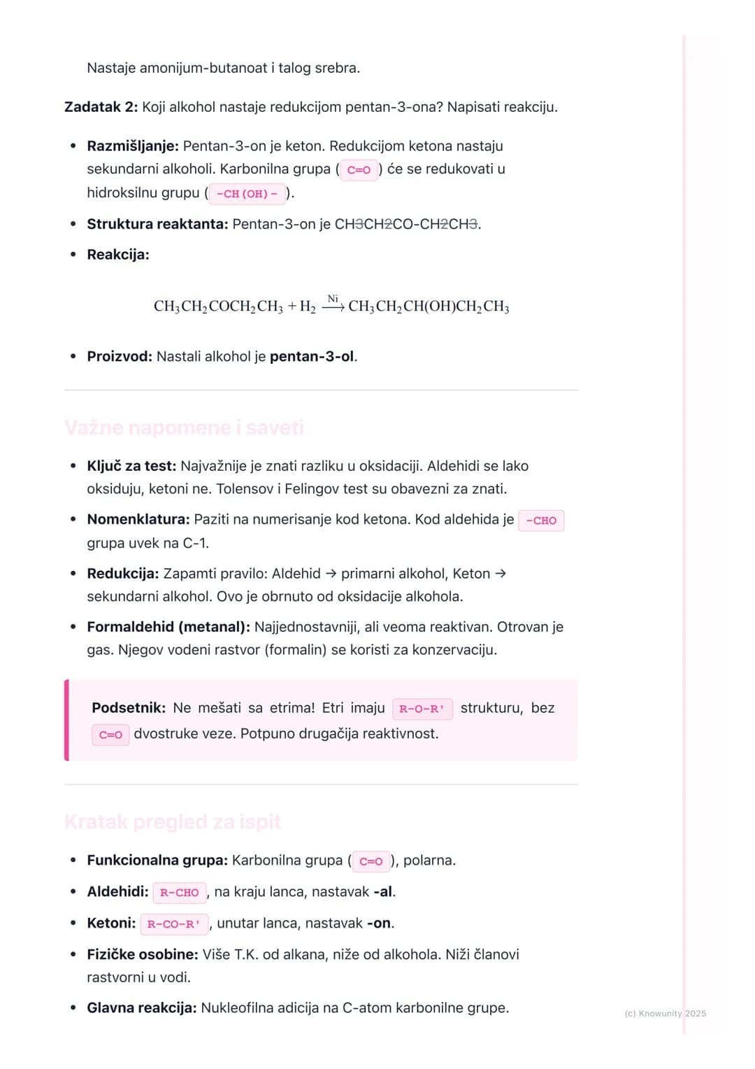 # Aldehidi i ketoni

Uvod i opšte karakteristike

Aldehidi i ketoni su organska jedinjenja koja sadrže karbonilnu grupu ($c=0$).
Ovo je njih