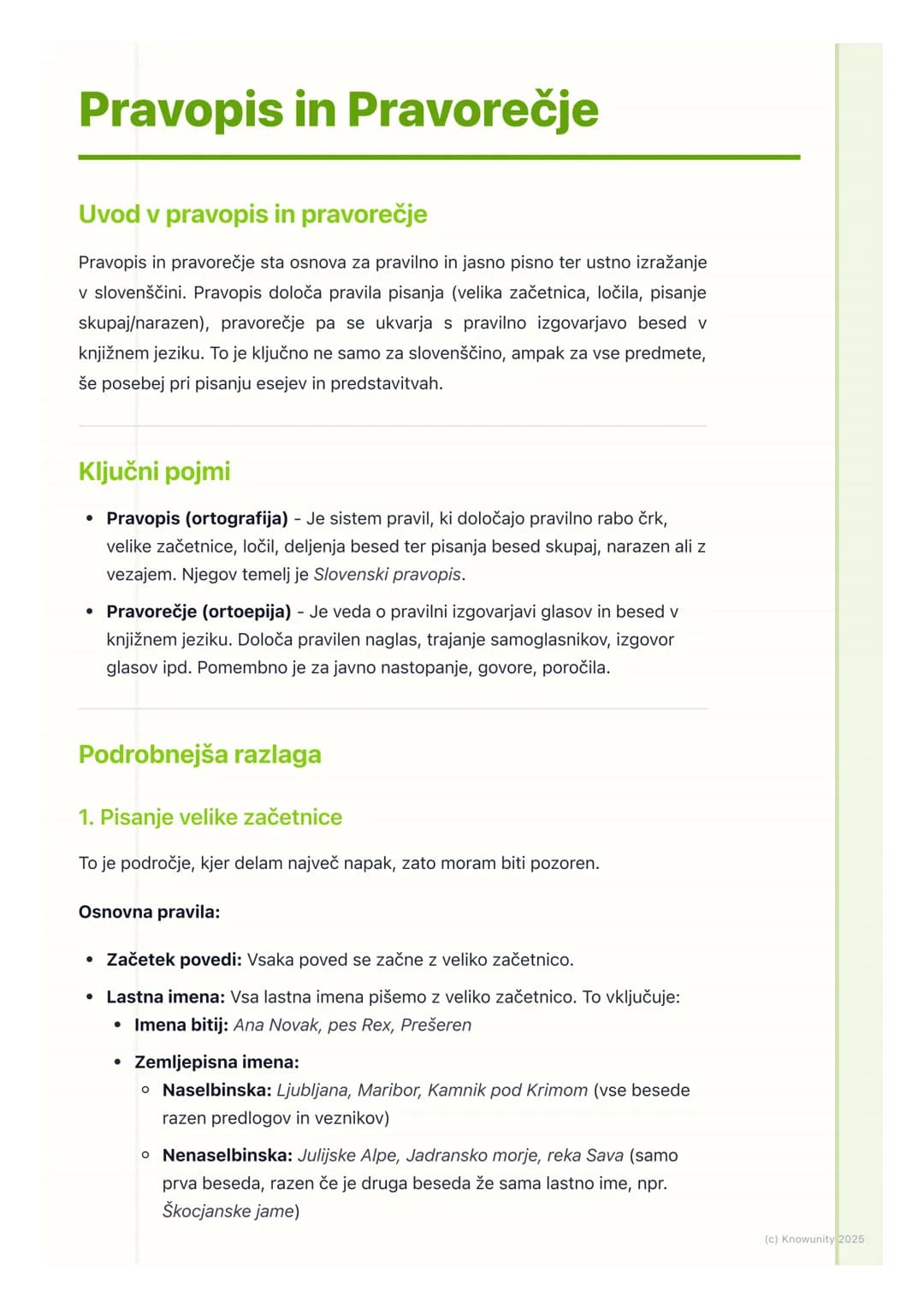 # Pravopis in Pravorečje

Uvod v pravopis in pravorečje

Pravopis in pravorečje sta osnova za pravilno in jasno pisno ter ustno izražanje
v 