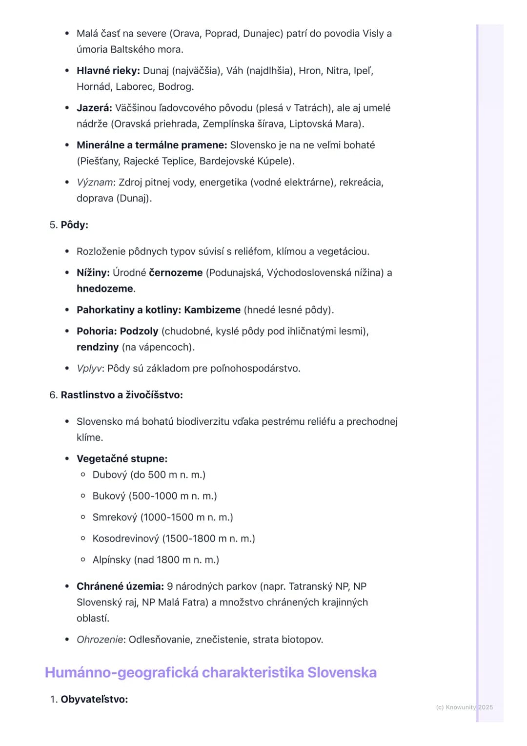 # Geografia Slovenska

## 1. Prehľad geografie Slovenska

Geografia Slovenska je pre mňa kľúčová, lebo nám pomáha pochopiť, kde
žijeme a ako