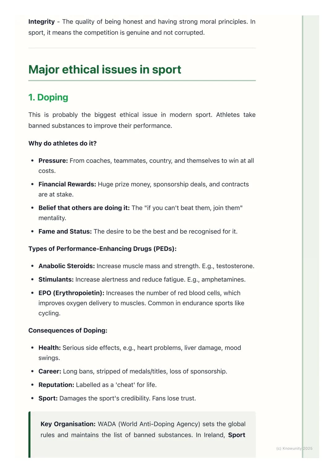 # Ethics and Fair Play

## An introduction to ethics and fair play

Ethics in sport is all about the moral principles that guide our behavio