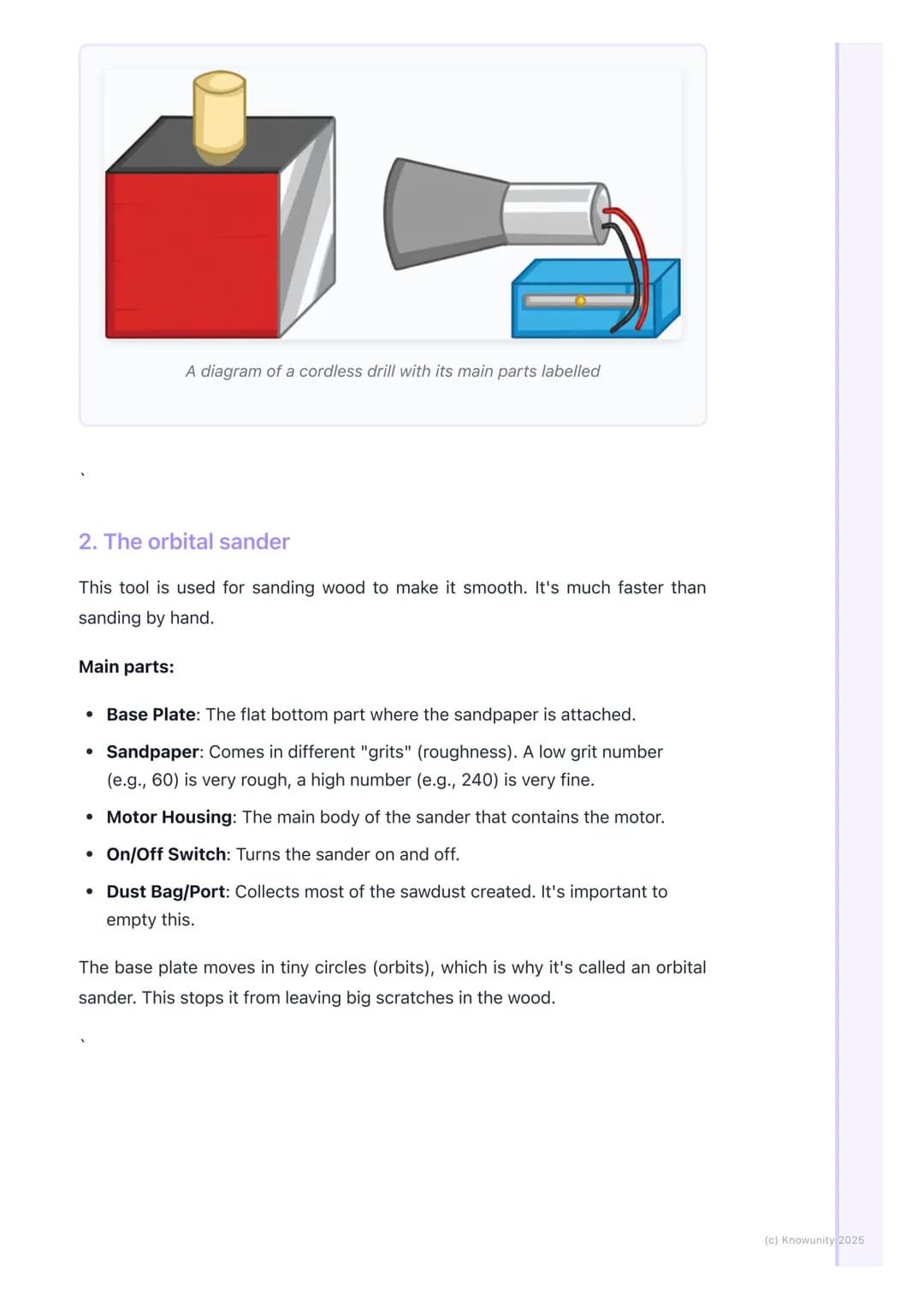 # Introduction to Basic Power
Tools

Introduction to power tools

Power tools are tools that are powered by an electric motor, a battery, or