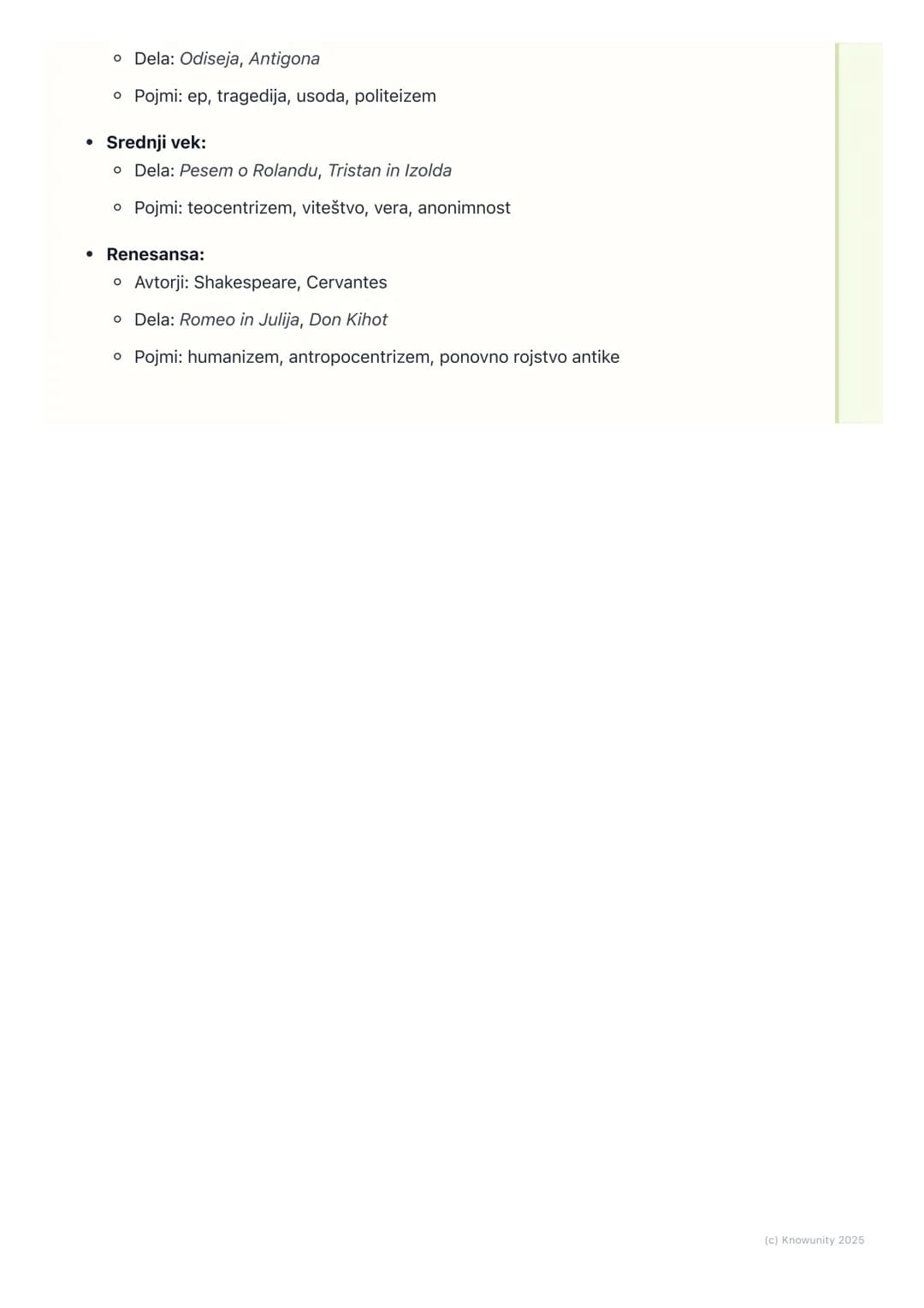 # Svetovna književnost

Uvod v svetovno književnost

Svetovna književnost so vsa pomembna literarna dela, ki so nastala zunaj
slovenskega pr