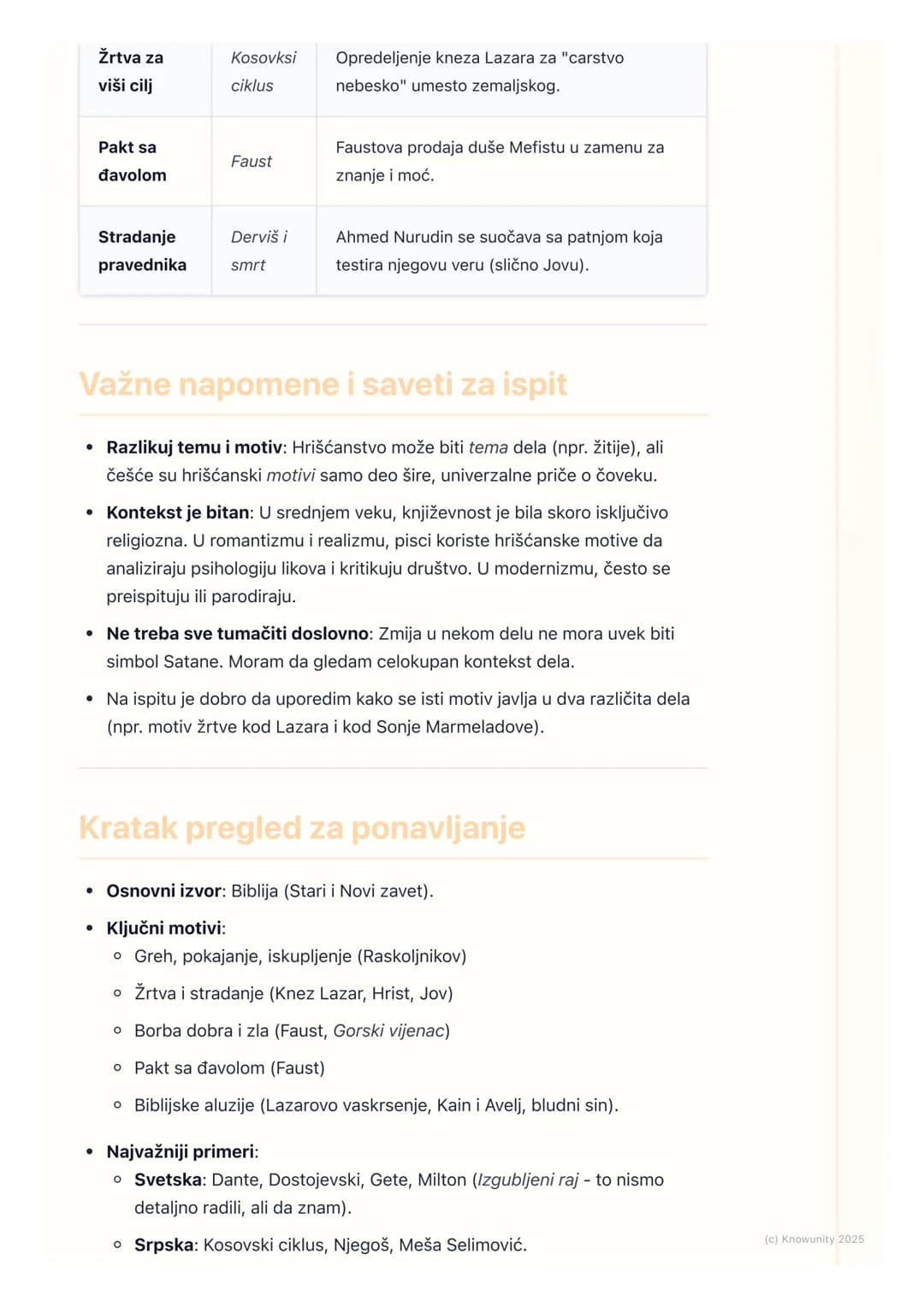 # Hrišćanski motivi u
književnosti

Uvod u hrišćanske motive u književnosti

Hrišćanstvo je imalo ogroman uticaj na evropsku kulturu, pa sam