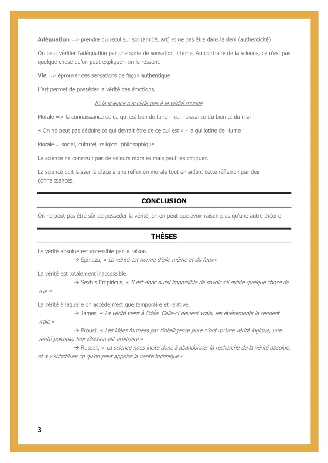 # 5 – SCIENCES ET VÉRITÉ

INTRODUCTION

Vérité => observations en contradiction avec notre théorie

Erreur => inadéquation entre une proposi