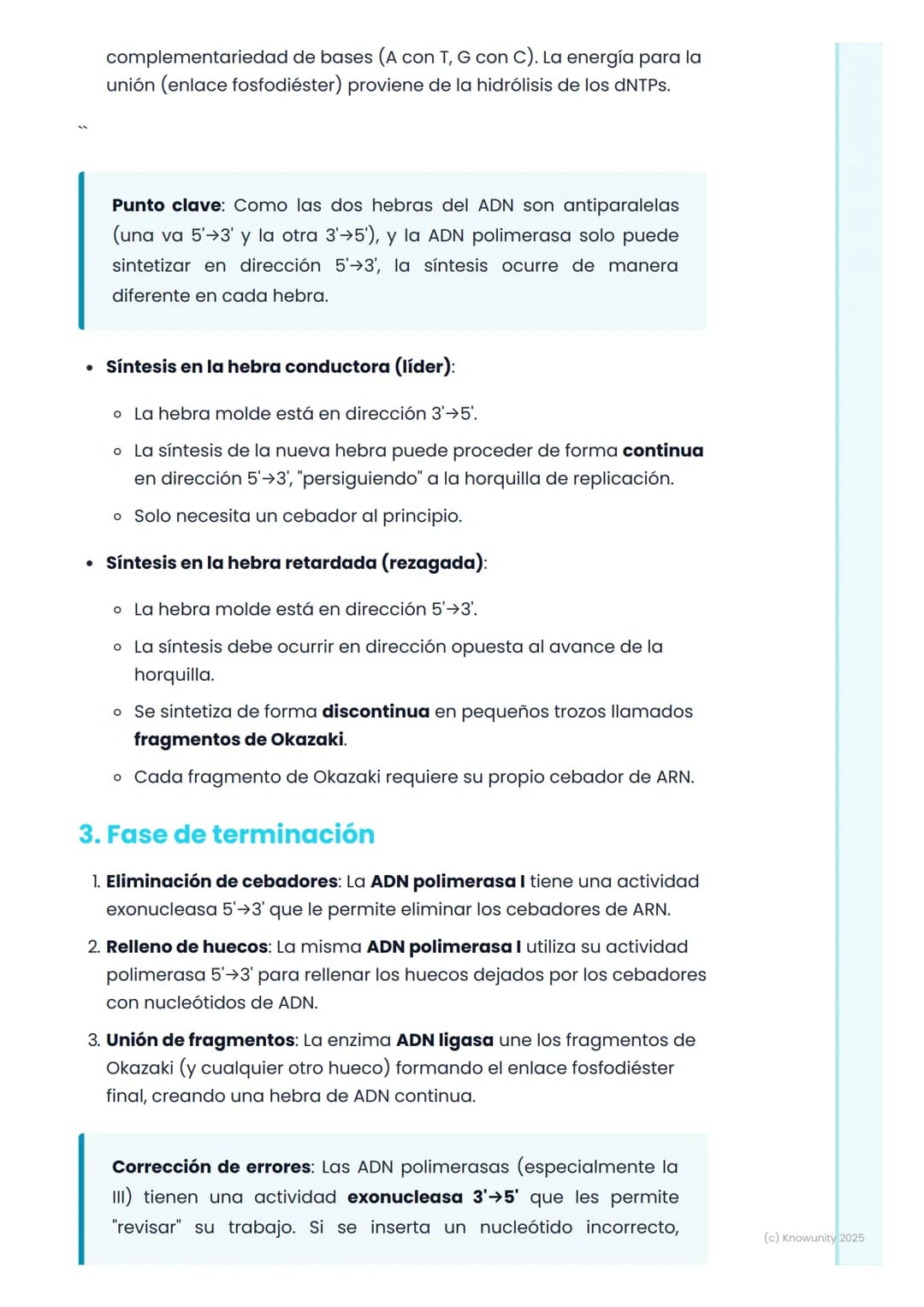 # Replicación del ADN

## Introducción a la replicación del ADN

La replicación del ADN es el proceso por el cual una molécula de ADN
se dup