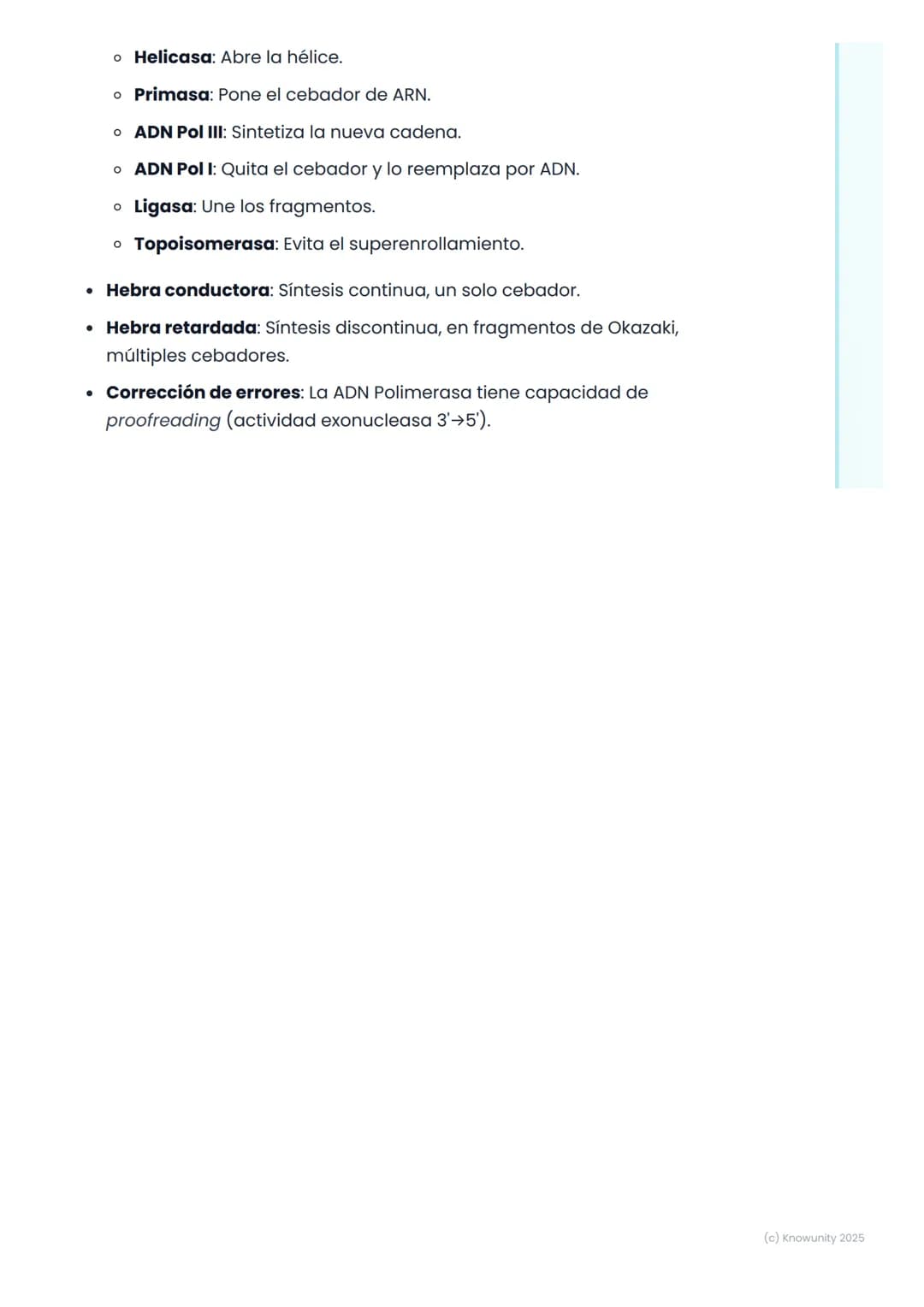 # Replicación del ADN

## Introducción a la replicación del ADN

La replicación del ADN es el proceso por el cual una molécula de ADN
se dup