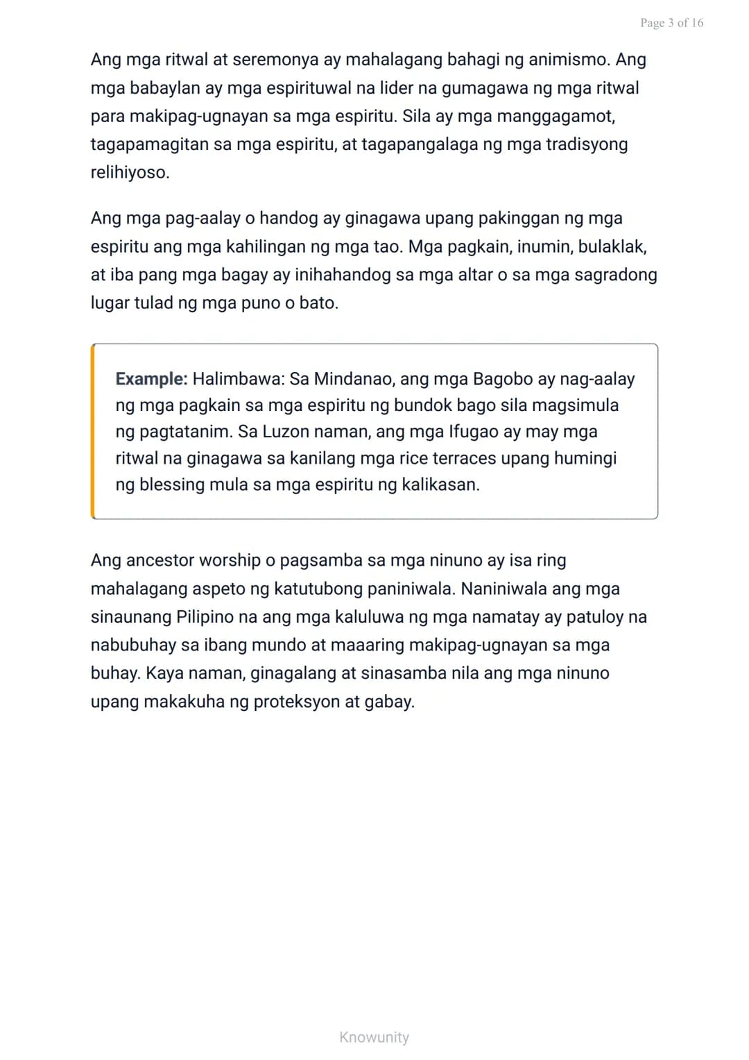 Mga Katutubong Paniniwala at Paglaganap ng Kristiyanismo at Islam
Pag-aaral sa mga sinaunang paniniwala at
pagdating ng mga relihiyon
Mga La