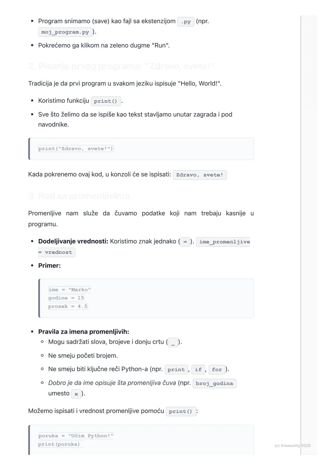 # Uvod u programski jezik (npr.
Python)

Uvod u programski jezik Python

Programski jezik je alat pomoću kojeg "razgovaramo" sa računarom i 
