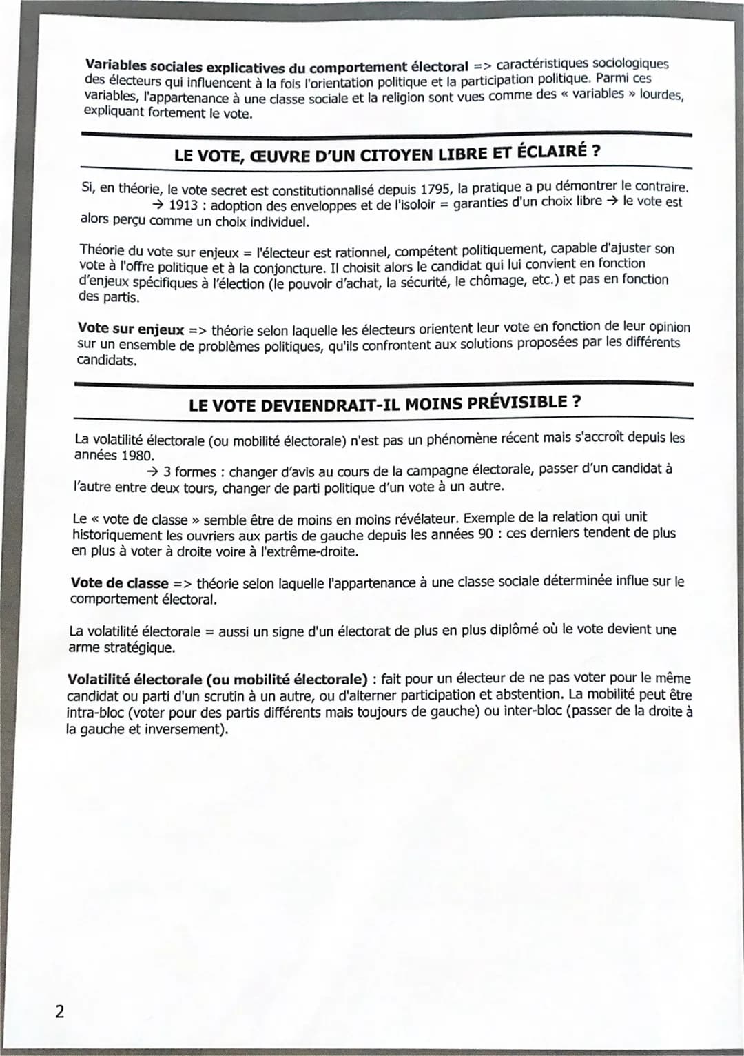 # 10 – VOTER : UNE AFFAIRE
INDIVIDUELLE OU
COLLECTIVE ?
COMPRENDRE ET MESURER LE VOTE, UN ENJEU CENTRAL
Élections = l'un des marqueurs les