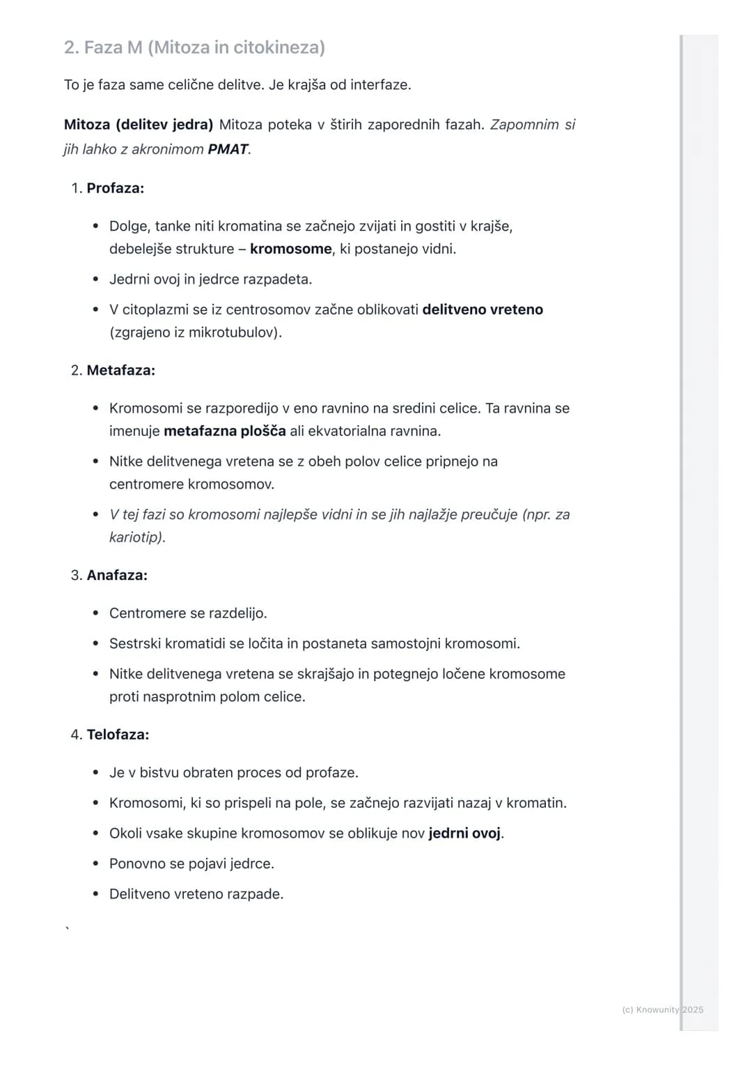 # Celični cikel in delitev celic
## Celični cikel in delitev celic
Celični cikel je življenjski krog celice, od njenega nastanka z delitvi