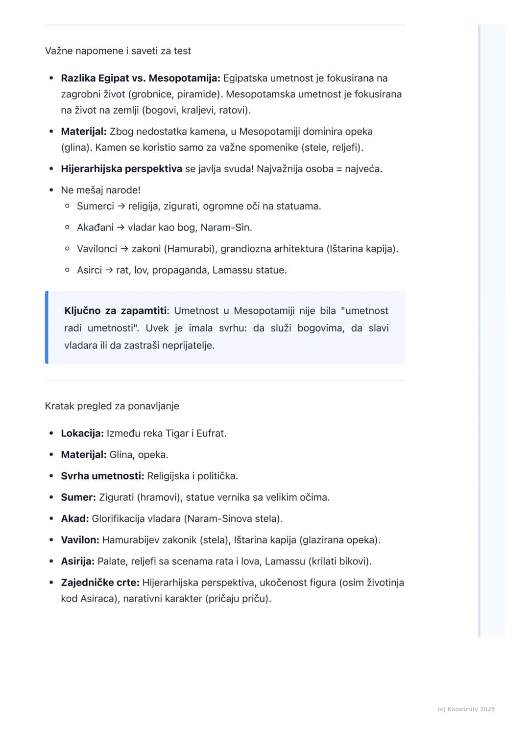 # Umetnost Mesopotamije
Uvod u umetnost Mesopotamije
Mesopotamija se naziva "kolevkom civilizacije". Nalazila se između reka Tigar i
Eufra