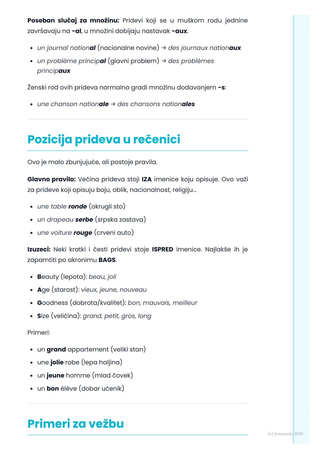 # Pridevi i njihovo slaganje
Uvod: Šta su pridevi i zašto je važno
slaganje
Pridevi su reči koje opisuju imenice (ljude, mesta, stvari). U
