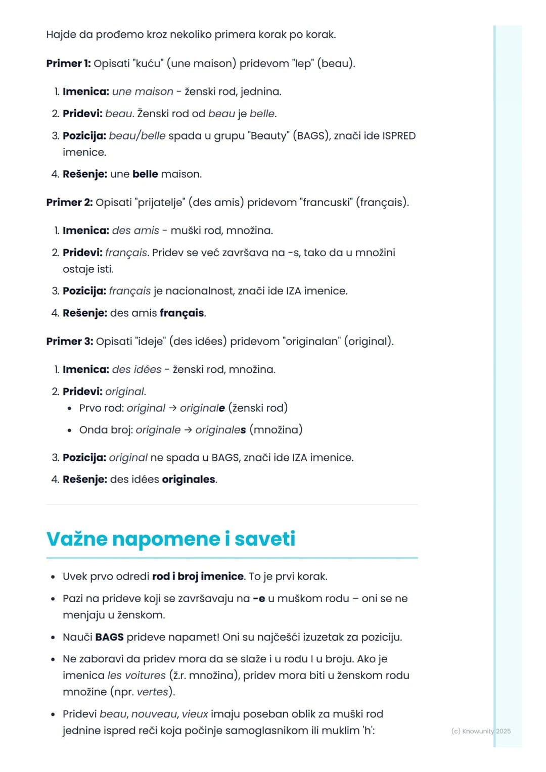 # Pridevi i njihovo slaganje
Uvod: Šta su pridevi i zašto je važno
slaganje
Pridevi su reči koje opisuju imenice (ljude, mesta, stvari). U