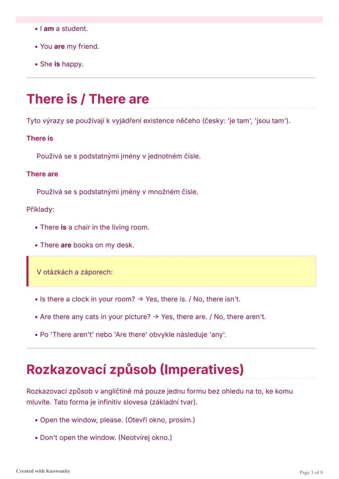 # Shrnutí základů anglické gramatiky pro 5. třídu
Přehled základních gramatických struktur a časů v angličtině pro žáky 5. třídy. Obsahuje