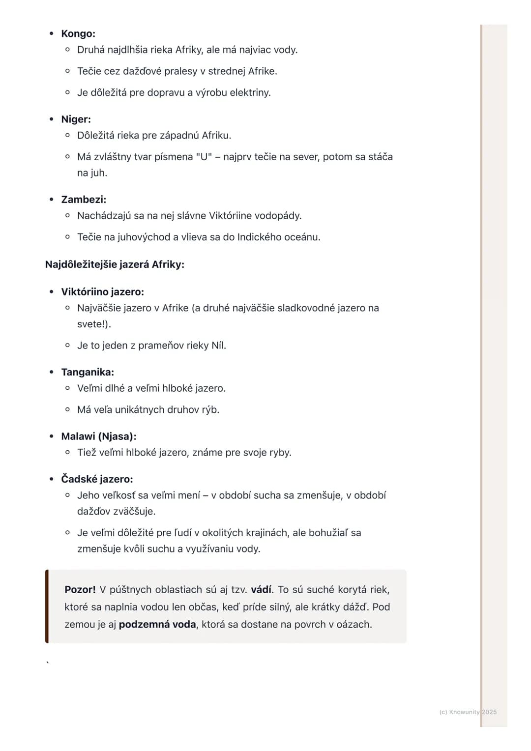 # Podnebie a vodstvo Afriky
Prehľad a úvod
Ahojte! Dnes si ideme zopakovať podnebie a vodstvo Afriky. Je to super
dôležitá téma, lebo Afri