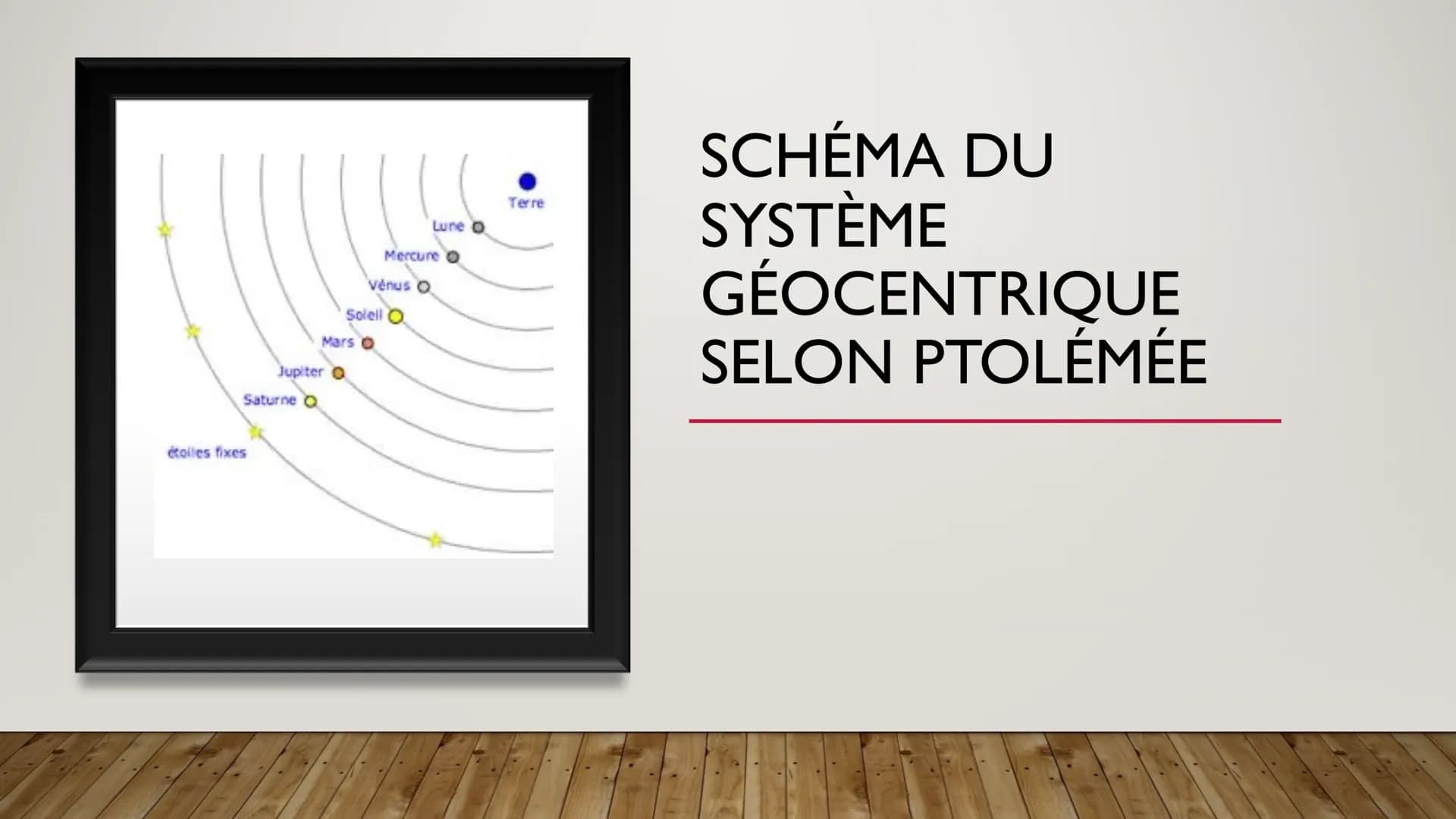 # DU GÉOCENTRISME À
# L'HÉLIOCENTRISME
LIVRE PAGE 172-173-180 # QU'EST CE QUE LE GÉOCENTRISME ET
# L'HÉLIOCENTRISME?
* Le géocentrisme e