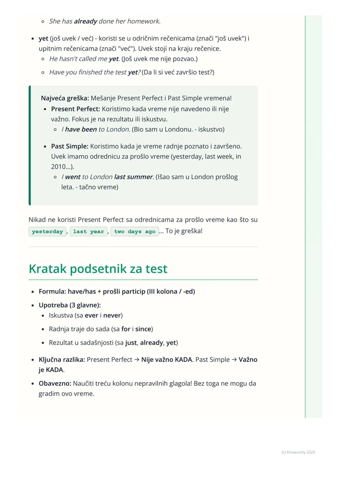 # Sadašnje svršeno vreme
(Present Perfect Simple)
Uvod u Present Perfect
Sadašnje svršeno vreme, ili Present Perfect, je vreme koje povezu