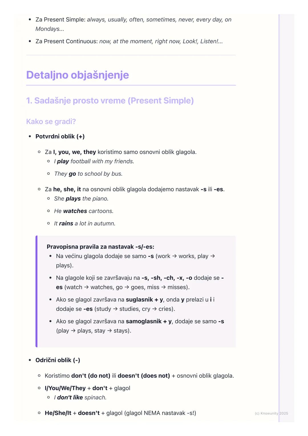 # Sadašnje prosto i trajno vreme
(Present Simple &
Continuous)
Uvod u sadašnja vremena
U engleskom jeziku postoje dva glavna sadašnja vrem