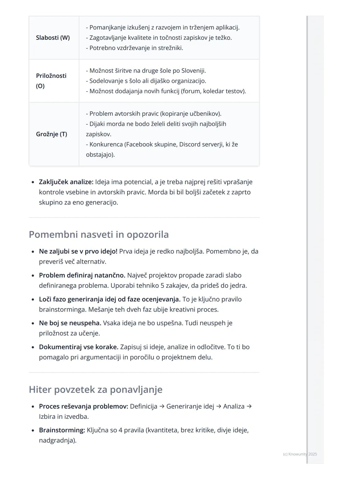 # Metode reševanja problemov
in kreativnost
Uvod v reševanje problemov
To je osnova za vsako projektno delo v tehniki. Brez dobre metode z