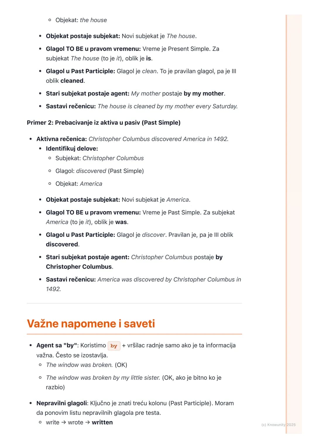 # Pasiv (Passive Voice)
Šta je pasiv?
Pasiv (Passive Voice) je gramatičko stanje gde subjekat u rečenici ne vrši
radnju, već radnja deluje
