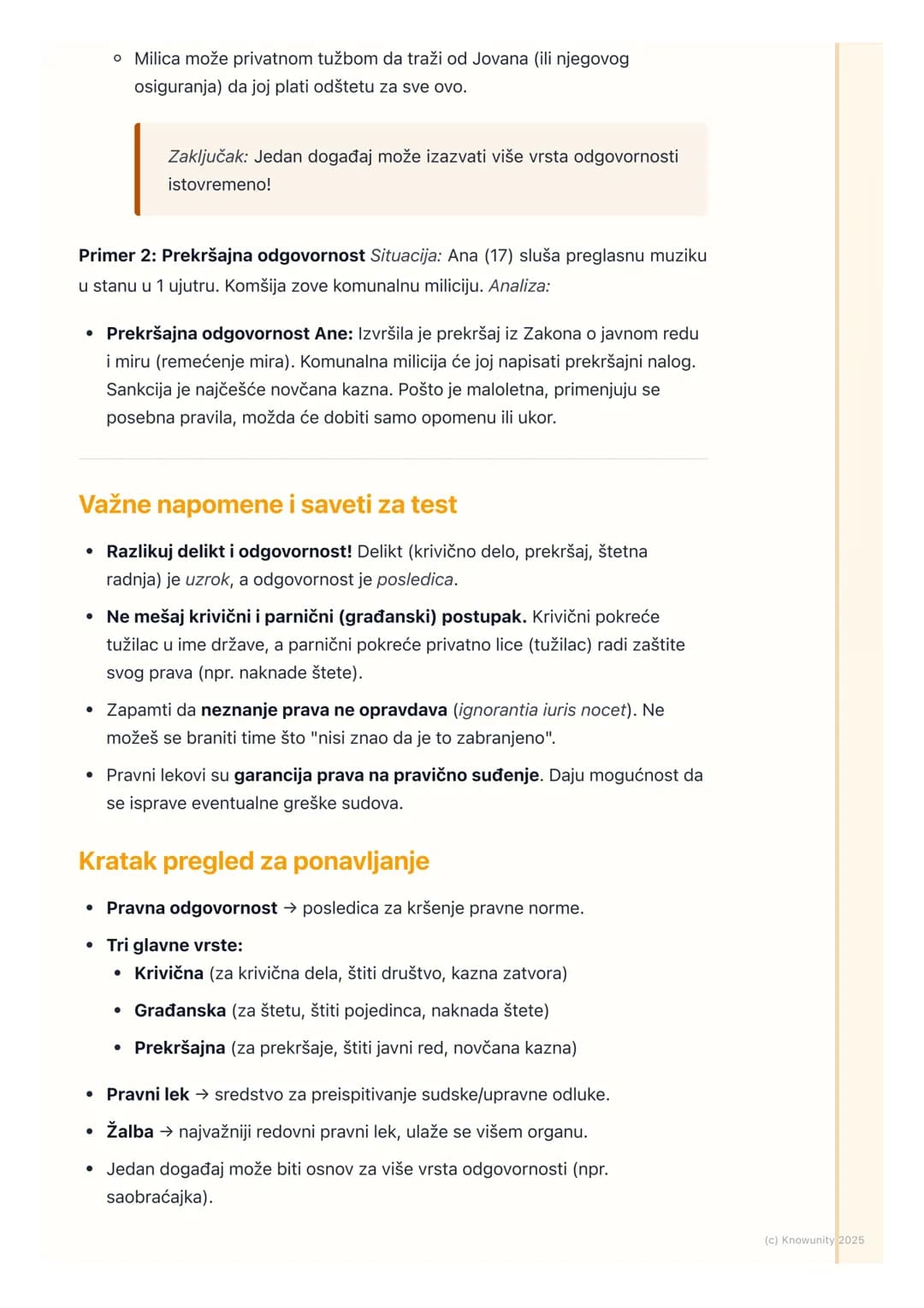 # Pravna odgovornost i pravni
lekovi
Uvod u pravnu odgovornost
Pravna odgovornost je ključni deo vladavine prava. Jednostavno rečeno, to
z