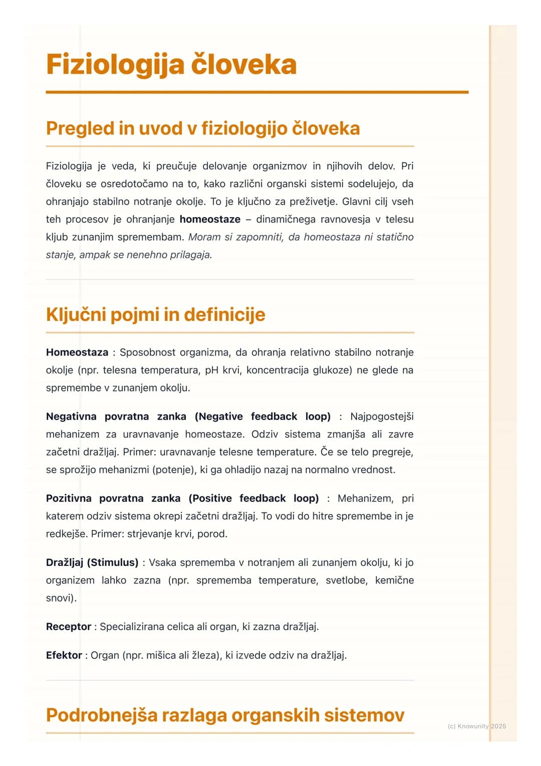 # Fiziologija človeka
Pregled in uvod v fiziologijo človeka
Fiziologija je veda, ki preučuje delovanje organizmov in njihovih delov. Pri
č