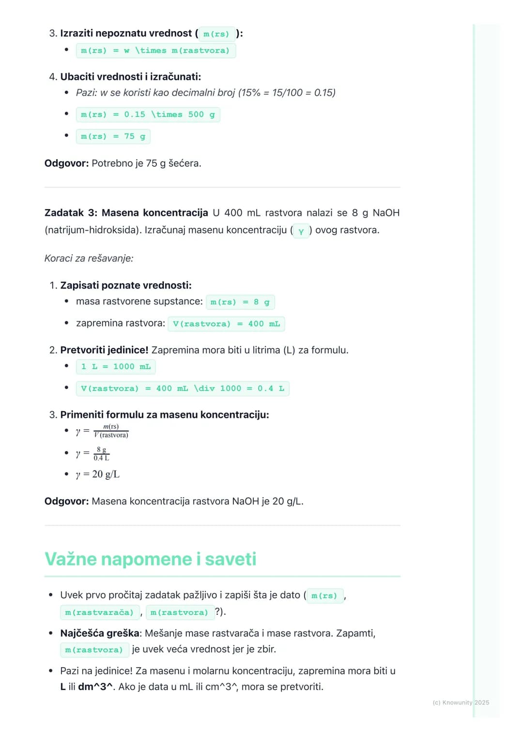 # Koncentracija rastvora
Uvod u koncentraciju rastvora
Koncentracija rastvora nam govori koliko je rastvorene supstance prisutno u
određen