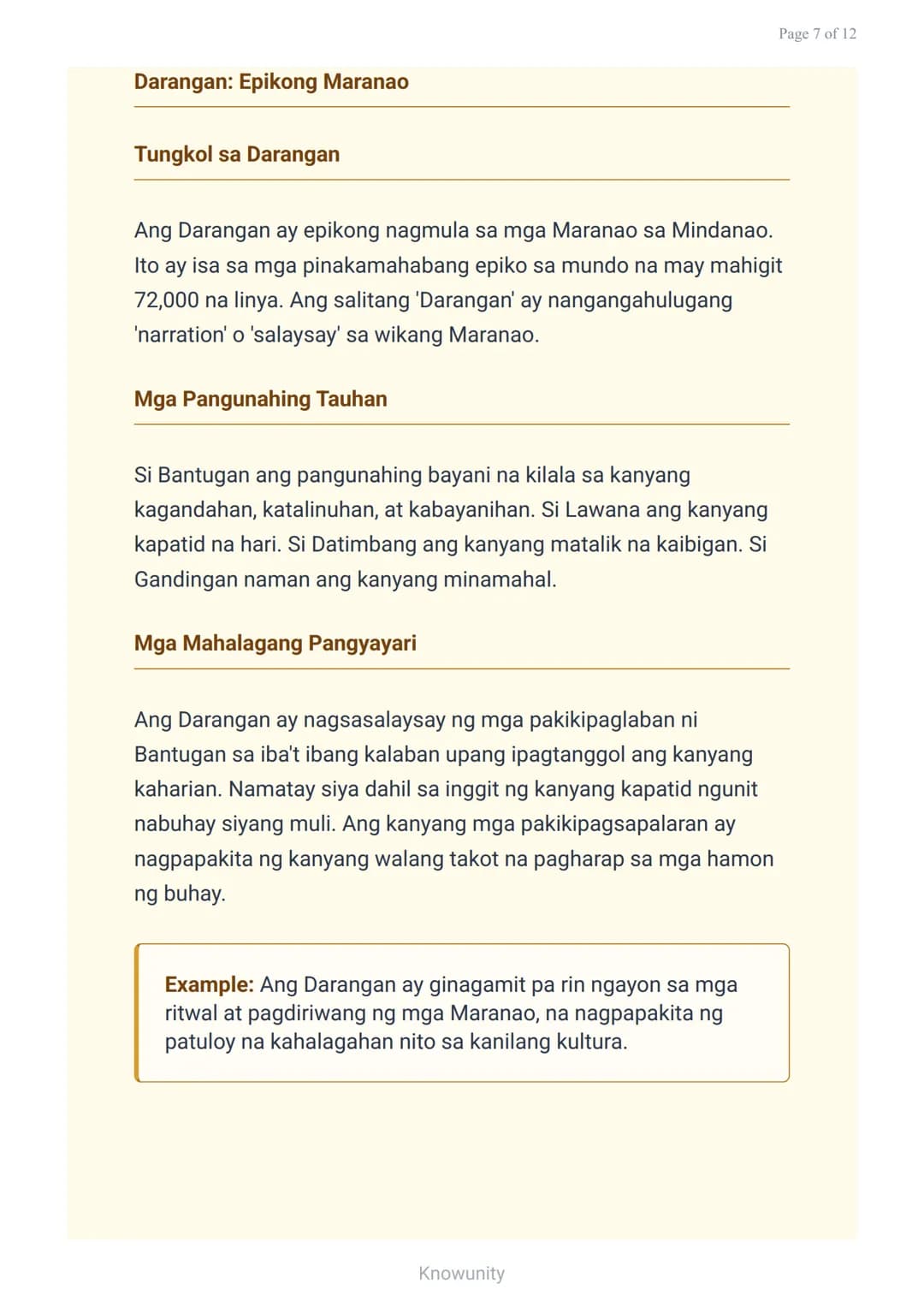# Epiko: Mga Katangian at Halimbawa sa Panitikang Pilipino
Pag-aaral sa mga katangian ng epiko at mga halimbawang akda
## Mga Layuning Pan