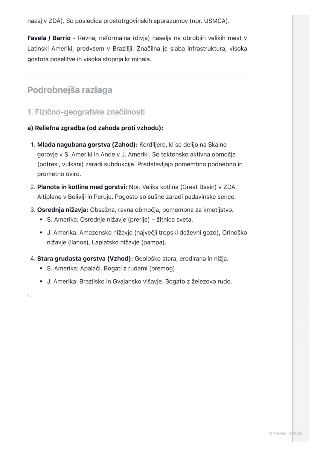 # Severna in Južna Amerika
Splošen pregled Severne in Južne Amerike
Dvojni kontinent, ki se razteza čez vse toplotne pasove, od arktičnega
