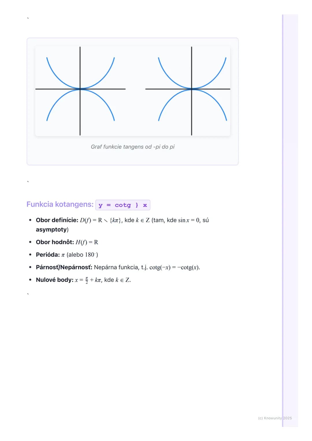 # Goniometrické funkcie
1. Prehľad a úvod
Goniometrické funkcie sú super dôležitá časť matematiky, ktorá sa zaoberá
vzťahmi medzi uhlami a