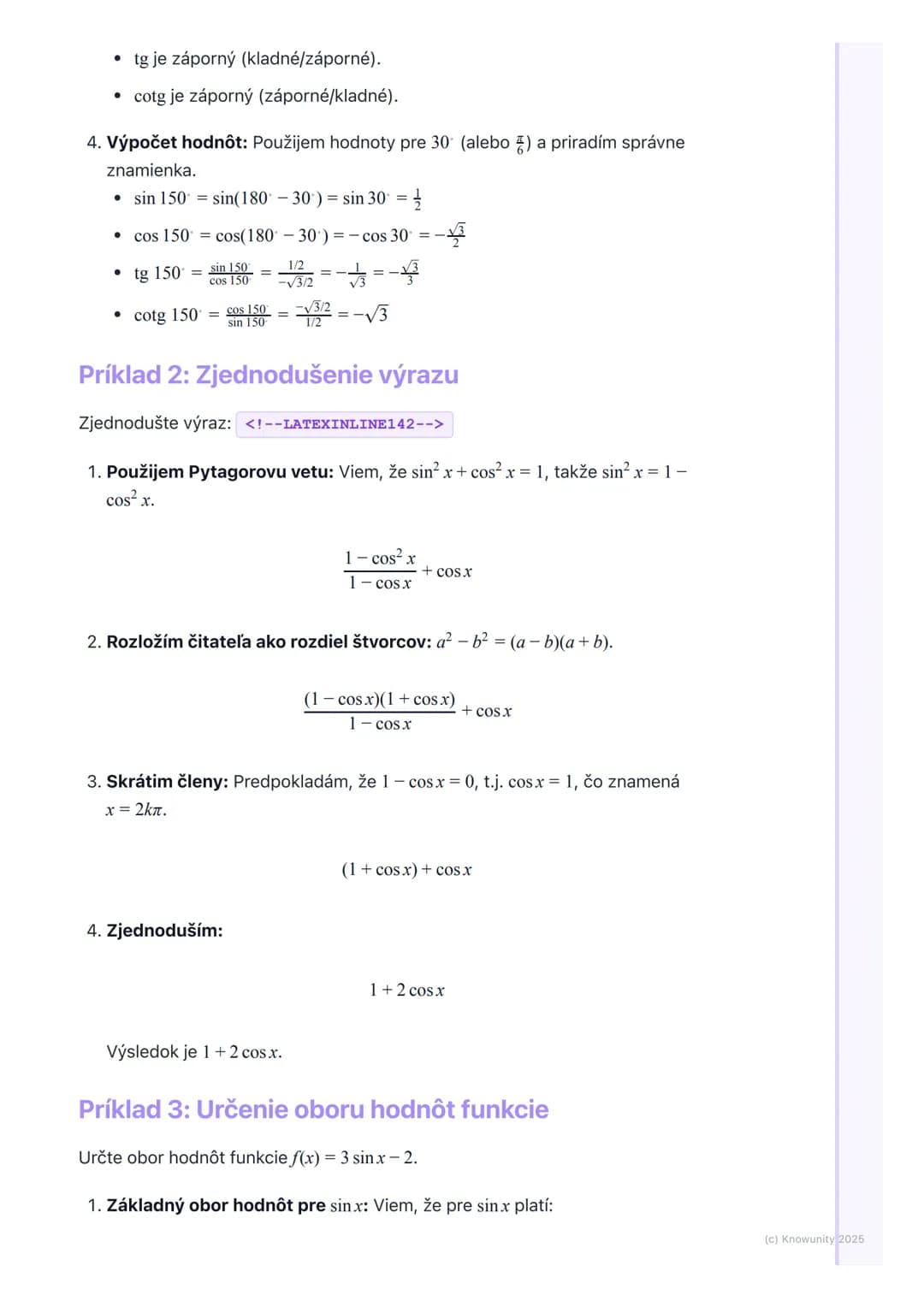 # Goniometrické funkcie
1. Prehľad a úvod
Goniometrické funkcie sú super dôležitá časť matematiky, ktorá sa zaoberá
vzťahmi medzi uhlami a