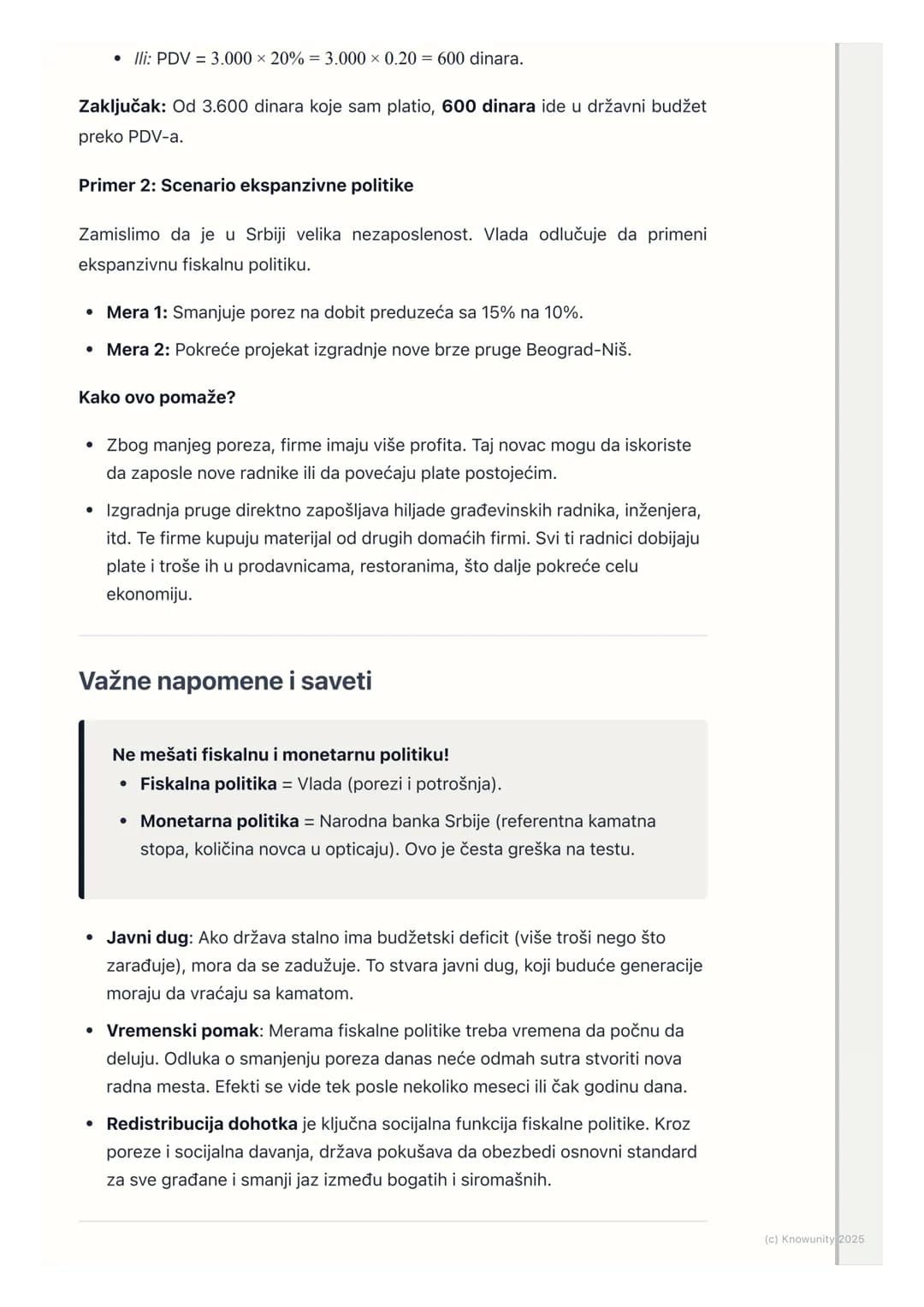 # Fiskalna politika: porezi i javna
potrošnja
Uvod u fiskalnu politiku
Fiskalna politika je jedan od glavnih načina na koji država utiče n