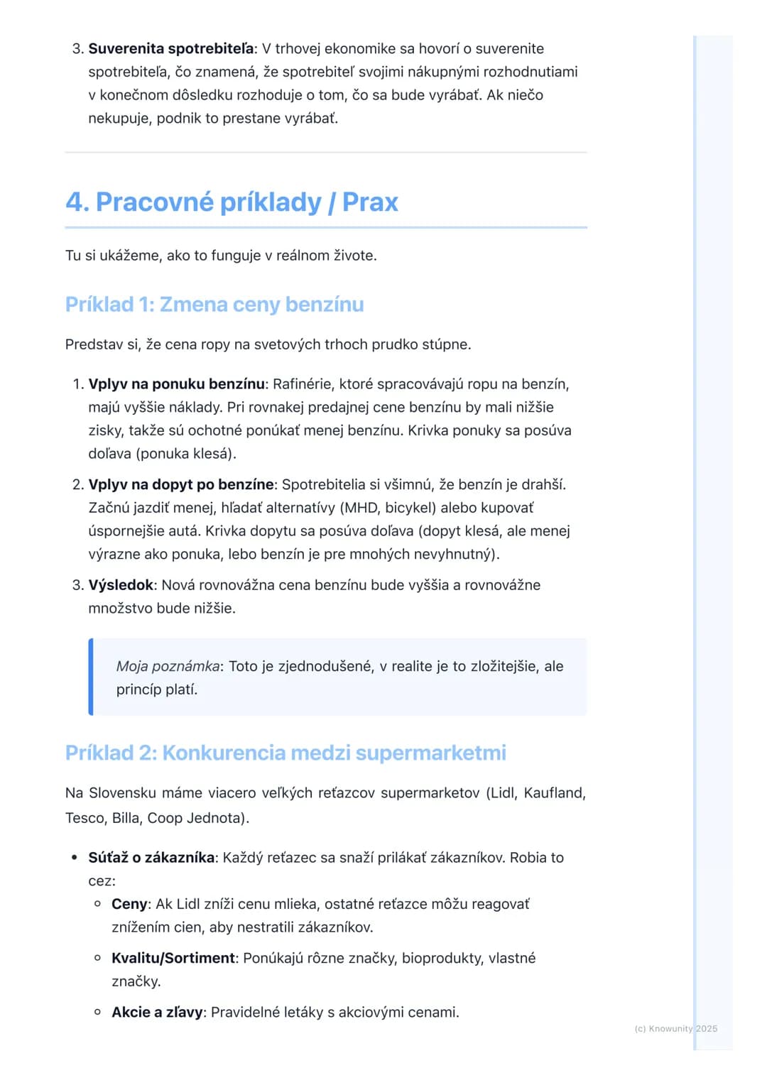 # Trhová ekonomika a jej
mechanizmy
1. Prehľad trhovej ekonomiky
Trhová ekonomika je ekonomický systém, kde o alokácii zdrojov a výrobe
to