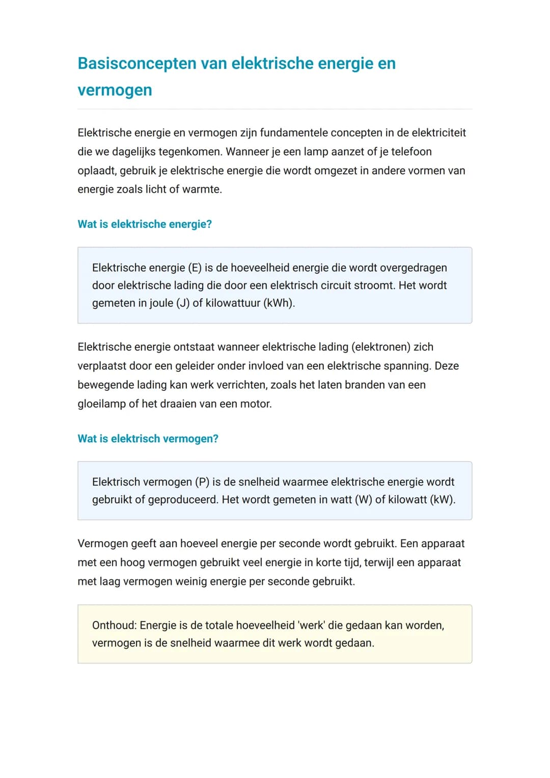 Elektrische energie en vermogen -
Complete studiegids
Alles over elektrische energie, vermogen en hun toepassingen
Nask Grade 10 Netherlan