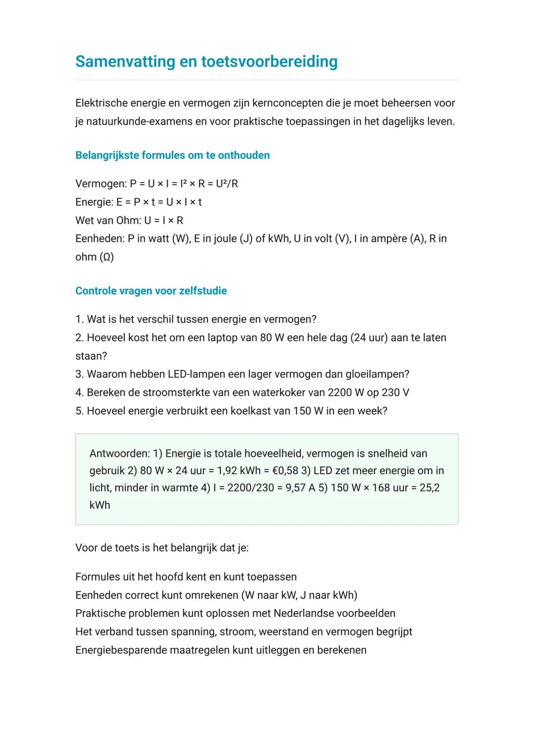 Elektrische energie en vermogen -
Complete studiegids
Alles over elektrische energie, vermogen en hun toepassingen
Nask Grade 10 Netherlan