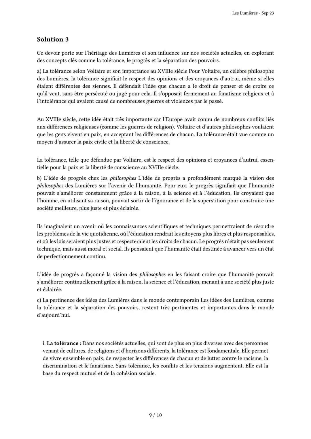 Les Lumières
Généré par Knowunity.fr - Sep 23
Description: Cet examen couvre le sujet des Lumières et leurs concepts clés en Histoire 4ème